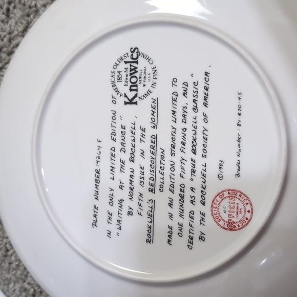 Norman Rockwell Vintage Collectors Plates Rediscovered Women Collection set of 5 - Picture 11 of 11